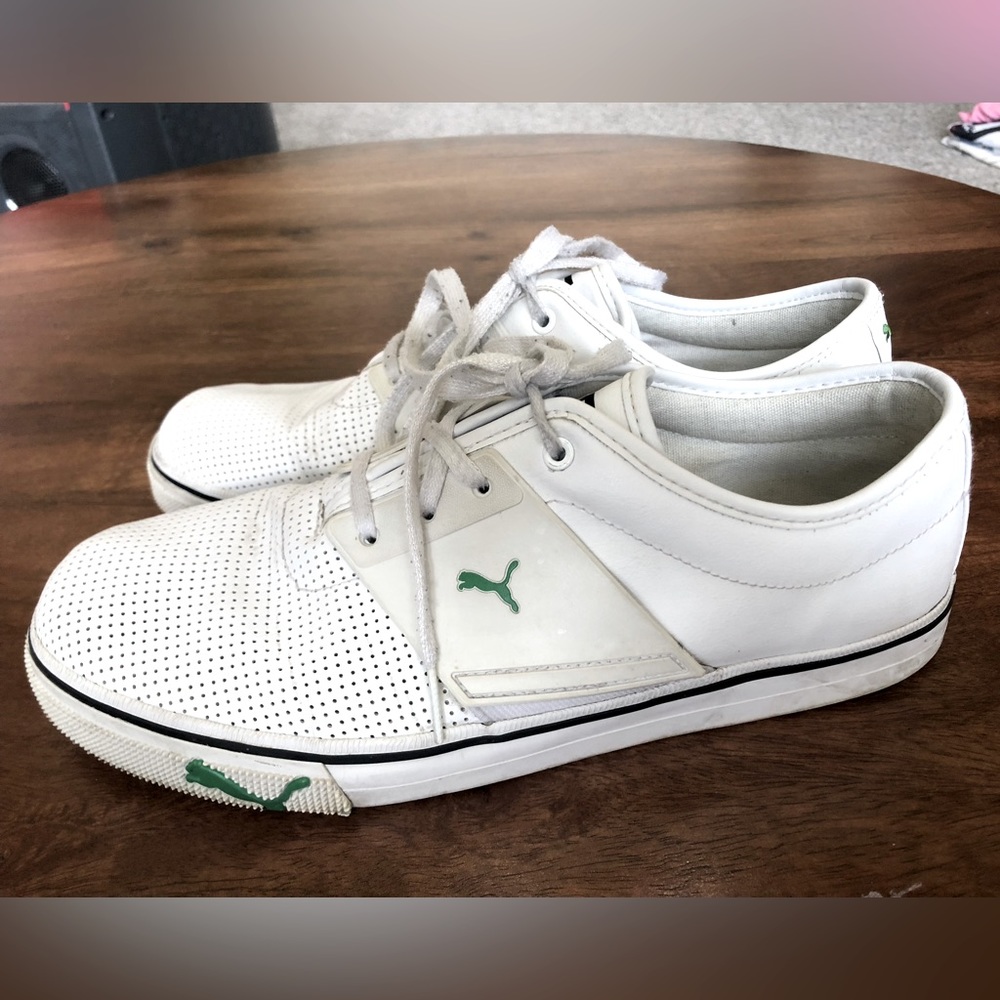 Puma Men’s El Ace Two Tone White Casual Sneakers Size 10
